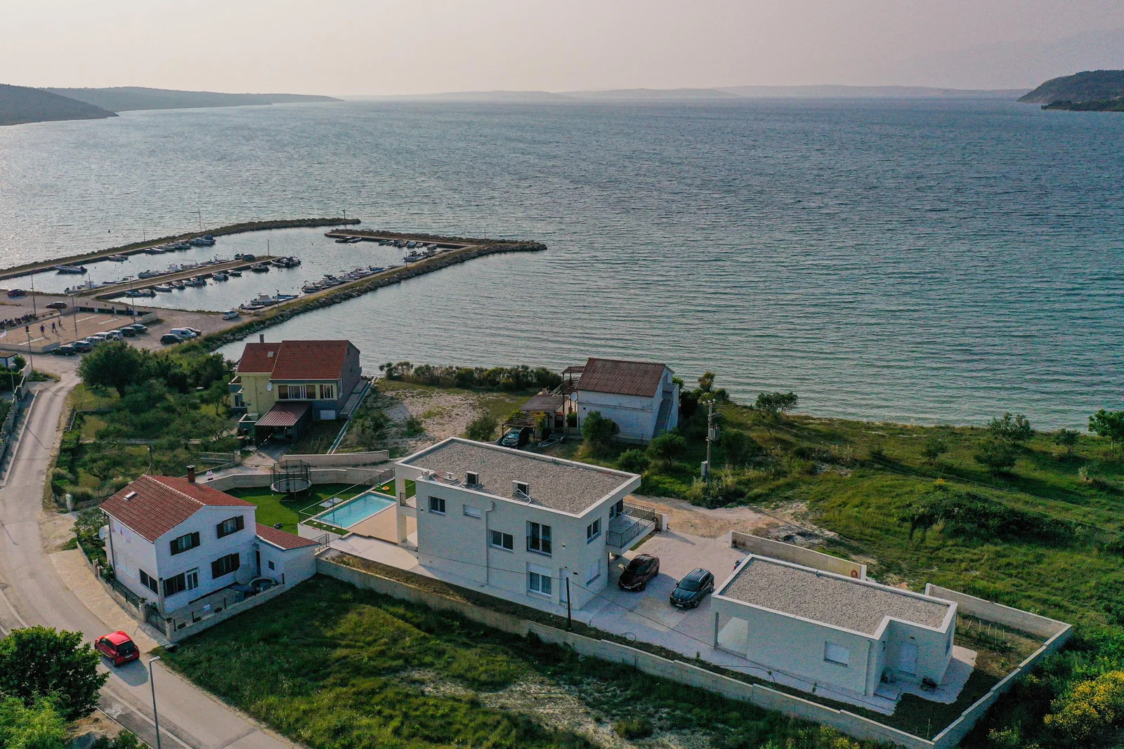 Villa Giovanni beside the Adriatic in Ljubač